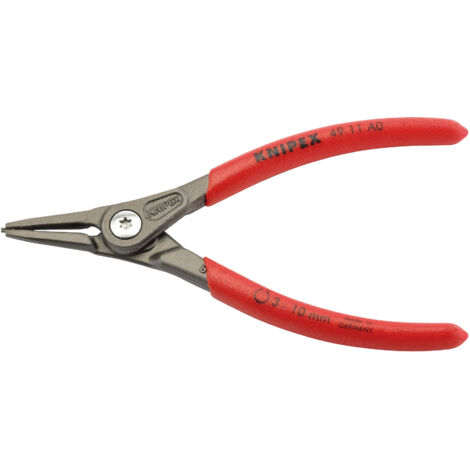 Draper Knipex 49 11 A0 140mm External Straight Tip Circlip Pliers with 3-10mm Capacity (Model 75088)