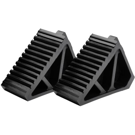 Draper 6T Rubber Wheel Chocks – Heavy-Duty Pair for Vehicle Stability and Safety (1/2)
