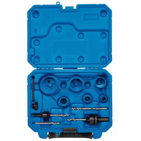 Draper 12-Piece Electrician's Hole Saw Kit (Model 99325) for Precise and Efficient Electrical Installations (1/5)