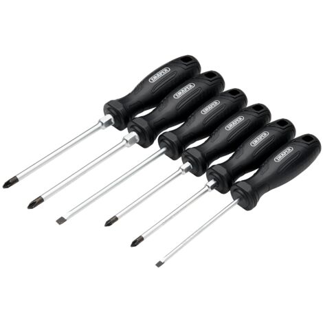 Draper SET 2 - 6-Piece Hard Grip Screwdriver Set (Regular Size)