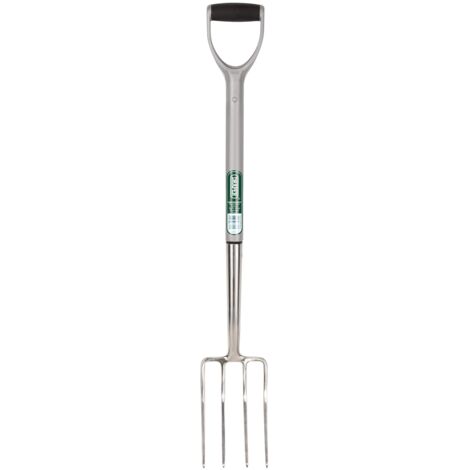 Draper 83757 Stainless Steel Soft Grip Border Fork for Gardening and Landscaping (1/2)