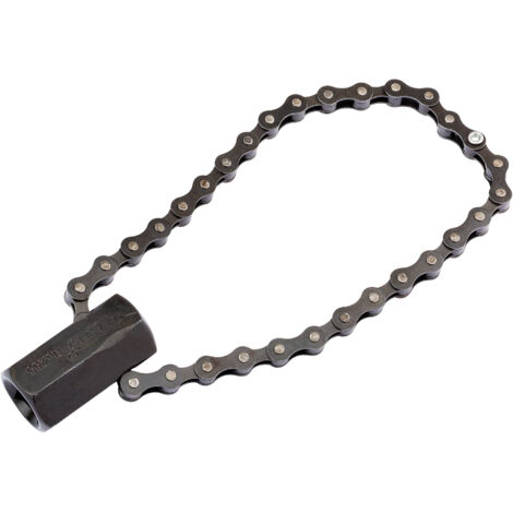 Draper 77592 1/2" Square Drive or 24mm Capacity Chain Oil Filter Wrench, 130mm Length (1/5)