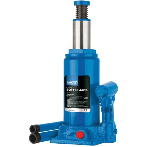 Draper 8 Tonne Hydraulic Bottle Jack (Model 13070) for Heavy-Duty Lifting (1/5)