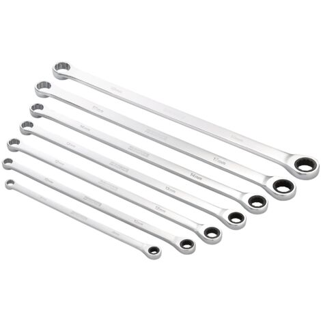 Draper Hi-Torq 7-Piece Metric Extra-Long Double Ring Ratchet Spanner Set (Model 27778) (1/5)