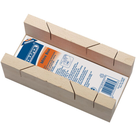 Draper 45238 Wooden Crosscut Saw Box for 230mm Faggio Hardwood Blade Storage (1/5)