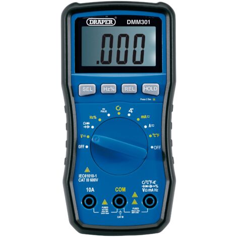 Draper Automotive Digital Multimeter 41822 with 200 and 300 Range for Precise Vehicle Electrical Testing