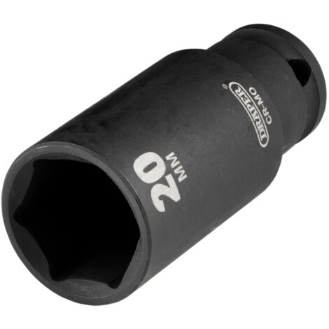 Draper 20mm Deep Impact Socket for 3/8-Inch Drive – Metric Heavy-Duty Deep Impact Sockets (1/2)