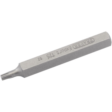 Draper TX-Star T25 75mm (3/4 inch) Hex Insert Bit – Spare 10mm Hex for Mechanic's Bit Sets (1/5)