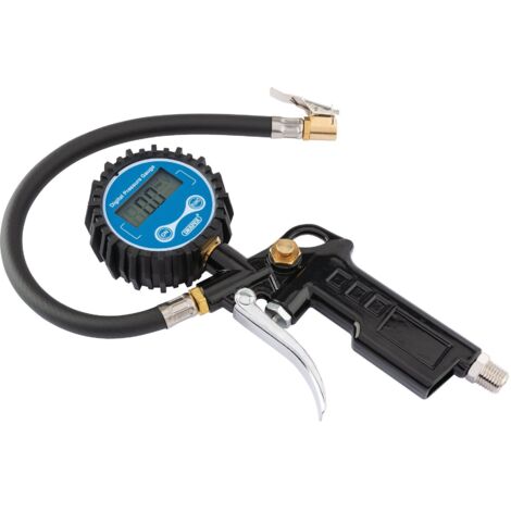 Draper Pistol-Grip Digital Tyre Inflator with Digital Gauge Model 91313 (1/5)