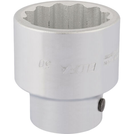 Draper 50mm Bi-Hexagon Socket for 1-Inch Square Drive – Metric Bi-Hexagon Socket, Model 67468 (1/5)