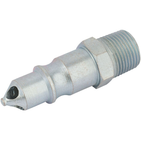 Draper M100 Series 3/8" Male Thread Air Line Screw Adaptor Coupling - Loose Sale (1/5)