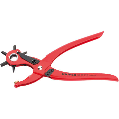 Draper Knipex 90 70 220 SBE 220mm Revolving Head Punch Pliers (Model 87161) (1/5)
