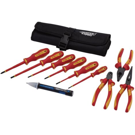 Draper XP1000 VDE Electrical Tool Kit (10 Pieces, Model 94852) (1/2)