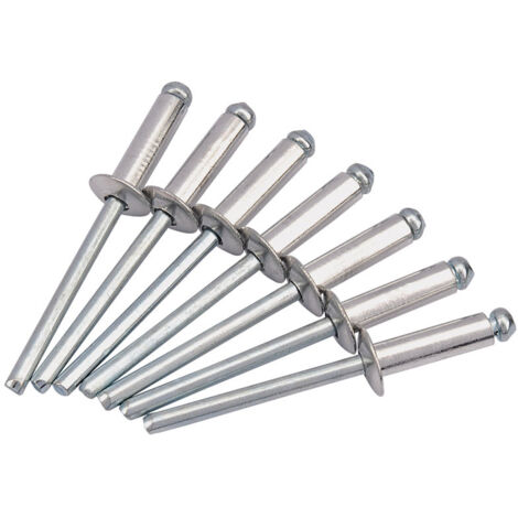 Draper 50 Pack of 4.8mm x 16mm Blind Rivets for Fastening and Assembly (1/5)