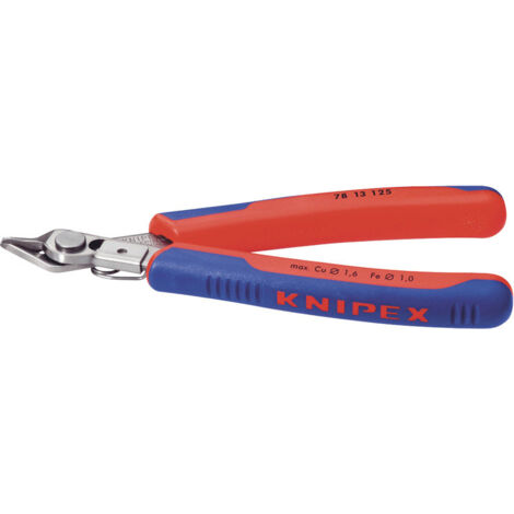 Knipex 125mm Electronics Super-Knips (72245) – Precision Stainless Steel Wire Cutter for Electronics and Fine Work