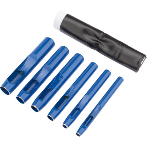 Draper 25993 Set of 6 Punching Dies (5mm, 6mm, 8mm, 10mm, 11mm, and 13mm) for Metalworking and Crafting (1/5)