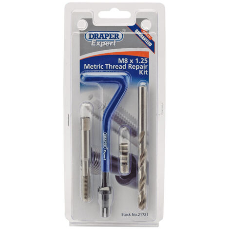 Draper Expert M8 x 1.25 Metric Thread Repair Kit (Model 21721) (1/5)