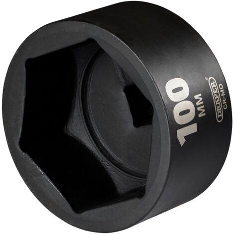 Draper HI-TORQ® Impact Socket, 1 Inch Drive, 100mm Length, 6-Point, Standard Length, Model 08510 (1/2)