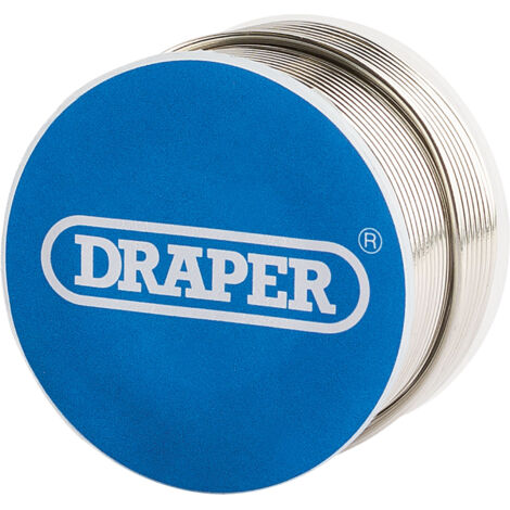 Draper Lead-Free Solder Wire, 1.2mm Diameter, 100g Reel with Flux Core, Model 97993