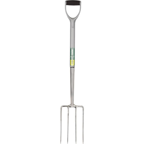 Draper Extra Long Stainless Steel Garden Fork with Soft Grip – Heavy-Duty Digging Tool (Model 83753) (1/5)