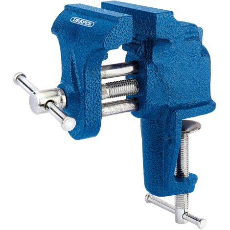 Draper Heavy-Duty Bench Vise with 40mm Jaw Capacity (Model 38267) - Durable Metal Clamp for Workbenches and Work Tables (1/5)