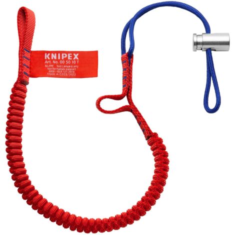 Draper KNIPEX Hook-On Lanyard with 6kg Load Capacity, Model 13167, Black