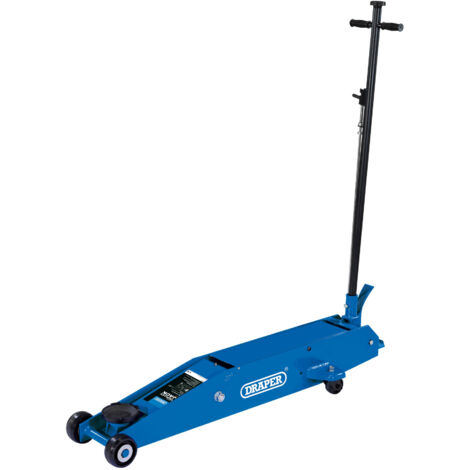 Draper 5-Tonne Long Chassis Trolley Jack with Quick-Lift, Maximum Height 560mm, Model 03467 (1/5)