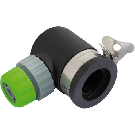 Draper 90° Right Angle Lock-On Tap Connector (Model 24919) Multi-Tap Adapter for Secure and Easy Plumbing Connections