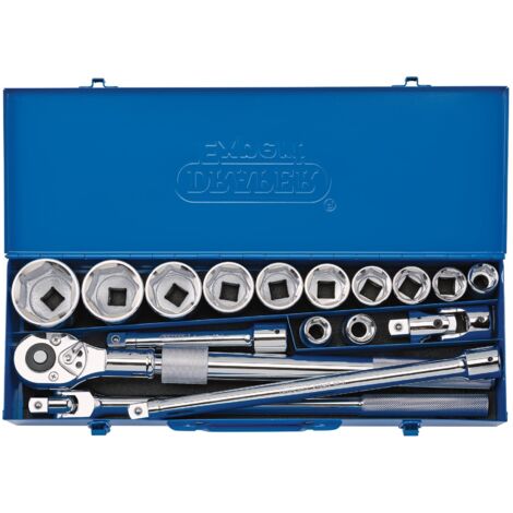 Draper 1/4" Sq. Dr. Metric Socket Set On Metal Rail 13 Piece 16487 - View #3