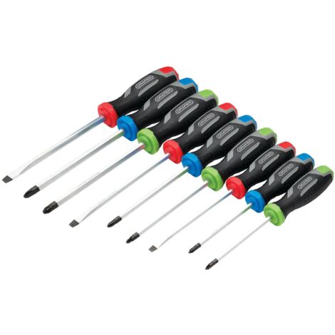 Draper 13487 Pound Thru Soft Grip Screwdriver Set (9 Piece) (1/2)