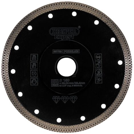 Turbo-X 180mm Porcelain Diamond Blade (Model 99793) for Precise Cutting and Long-Lasting Performance (1/3)