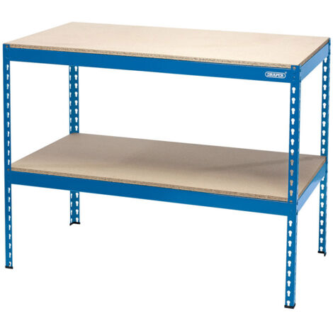 Draper Steel Workbench 1200 x 600 x 900mm - Heavy-Duty Metal Workbench Model 24912 (1/5)