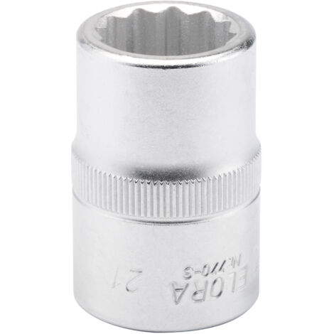 Draper 21mm Bi-Hexagon Square Drive Socket (3/4" Drive, Metric, Model 00690) (1/5)