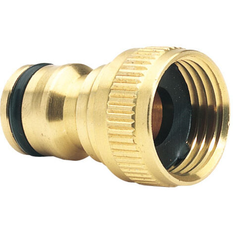 Draper GWB1/H Expert Garden Tap Connector in Brass, 1/2 Inch Thread