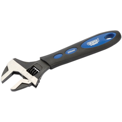 Draper Expert 24894 200mm Soft Grip Crescent-Type Adjustable Wrench for Professional and DIY Use (1/5)