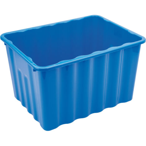Draper Stack and Store Blue Storage Tote Box – 422 x 250 x 322mm (Model 64058) (1/5)