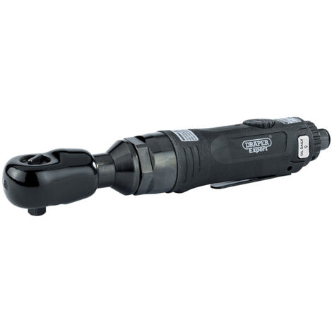 Draper Expert 3/8" Square Drive Air Ratchet Wrench with Soft Grip, Reversible, Model 47568 (1/5)