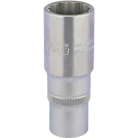 Draper 22mm Bi-Hex Deep Socket for 1/2" Drive – Metric Square Drive, Heavy-Duty Deep Hexagon Socket (Model 11936) (1/5)