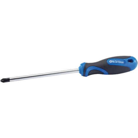 Draper No.3 x 150mm Cross Slot Screwdriver with Soft Grip Handles (Model 34552) (1/5)