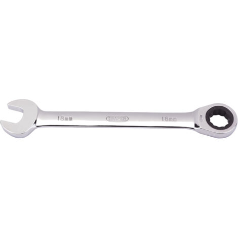 Draper HI-TORQ® 18mm Metric Ratcheting Combination Spanner (Model 31015)