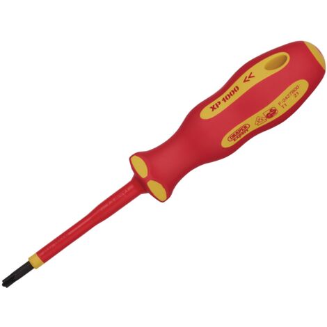 Draper XP1000 VDE PZ/SL Screwdriver Set with 80mm Tips (Model 64489) (1/2)