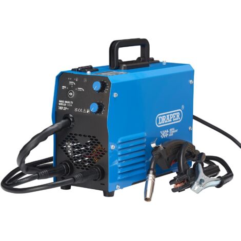 Draper 120A Gasless MIG Inverter Multi-Welder with 70049 Model, Lightweight and Portable, Suitable for Various Welding Applications