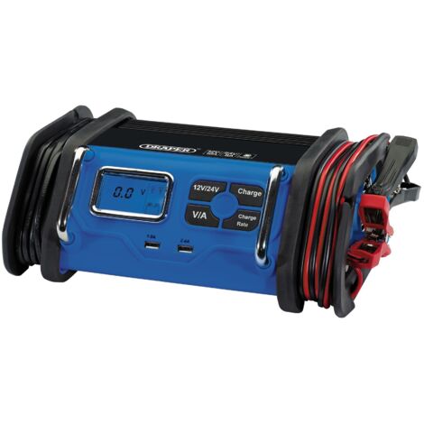 Draper 12V/24V Battery Charger, 8-16A, Model 70548 (1/5)
