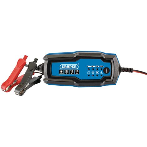 Draper Smart Battery Charger and Battery Maintainer 12V Intelligent 2A 53488 (1/5)
