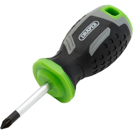 Draper PZ1X38MM Pozidriv Soft Grip Screwdriver - Precision Phillips Screwdriver for Professional and DIY Use (1/2)