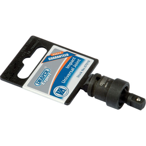 Draper Expert 1/4" Square Drive Impact Universal Joint (Model 07019) for Power Tools and Heavy-Duty Applications (1/5)