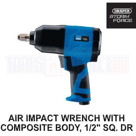 HEAVY DUTY DRAPER 1/2" DRIVE AIR IMPACT WRENCH RATCHET COMPRESSOR TOOL 65017 (1/5)
