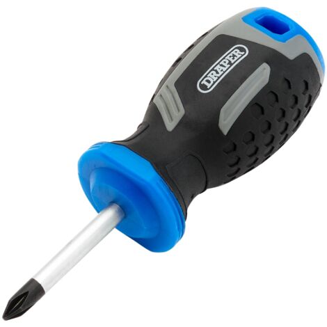 Draper PH1X 38mm Phillips Screwdriver with Soft Grip Handle (1/2)