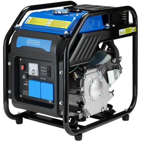Draper 2.8kW (2800W) Open Frame Inverter Generator with 230V Output, 5L Fuel Tank, Model 95204