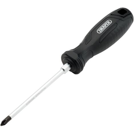 Draper 13492 Phillips Hard Grip Screwdriver, PH1 x 100mm (1/2)